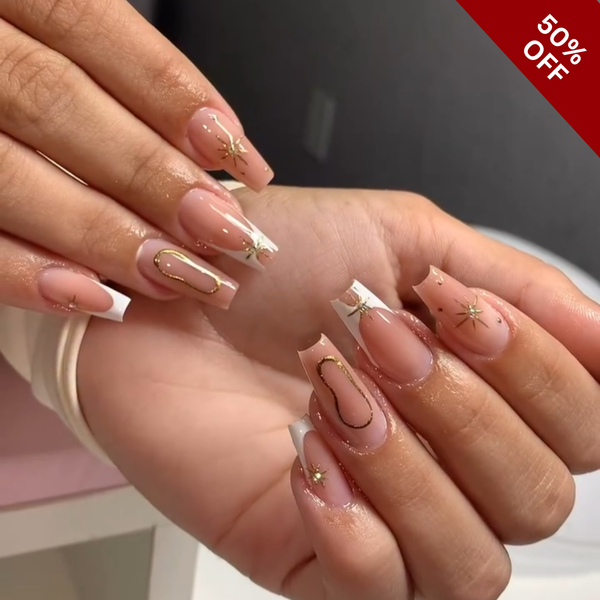 Petal Blossom | Cat-Eye Velvet Round Press-Ons press-on nail set
