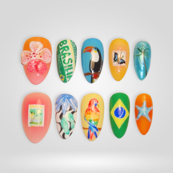Fresh Mix | Butter Yellow Almond Press-Ons press-on nail set