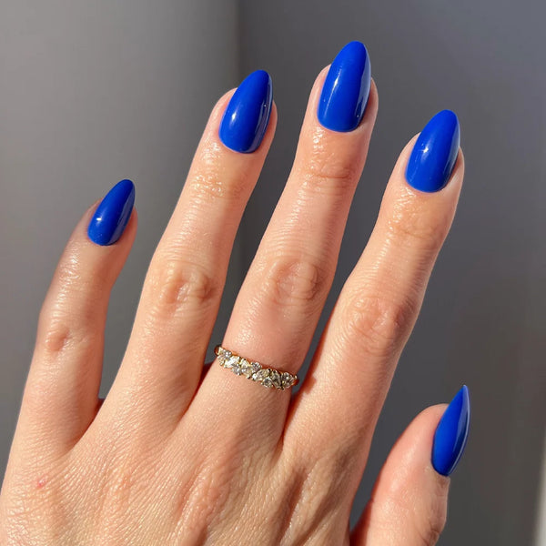 Cobalt Blue | Summer Almond Press-Ons press-on nail set