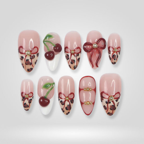 Pearl Crush | Milky Cloud Dancer Almond Press-Ons press-on nail set