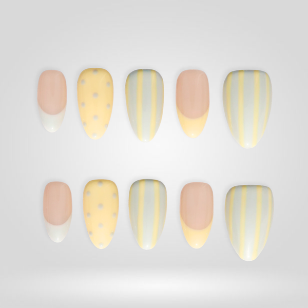 Lemon Sorbet | Butter Yellow Almond Press-Ons press-on nail set