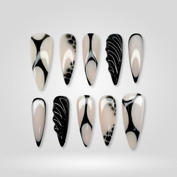 Metal Vibe | Soft Neutral Almond Press-Ons press-on nail set