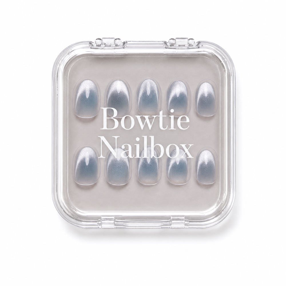 Unicorn Tears press-on nails - image 5 of 8, cat-eye velvet oval