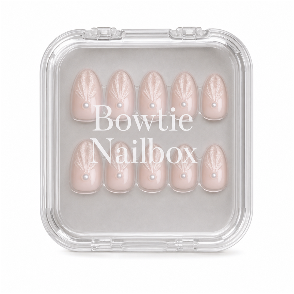 Honeymoon press-on nails - image 5 of 8, cat-eye velvet almond