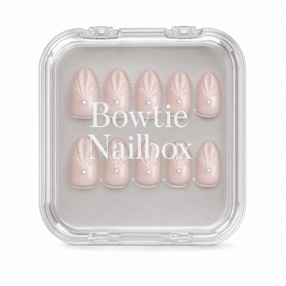 Honeymoon press-on nails - image 5 of 8, cat-eye velvet almond