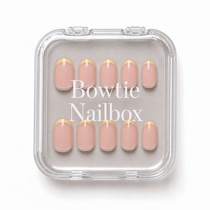 French Butter press-on nails - image 5 of 8, butter yellow round