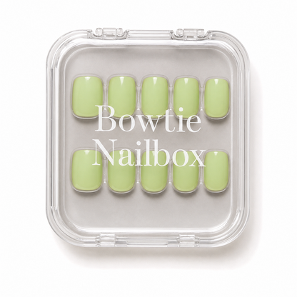 Light Sage press-on nails - image 5 of 8, soft neutral square