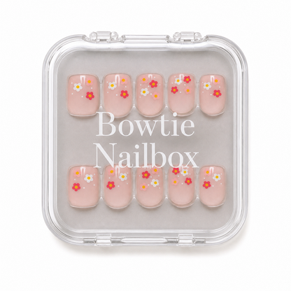 Pretty Bloom press-on nails - image 5 of 8, french tip square