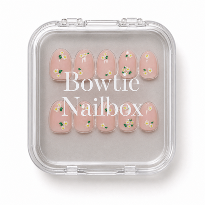 Petals press-on nails - image 5 of 8, floral oval