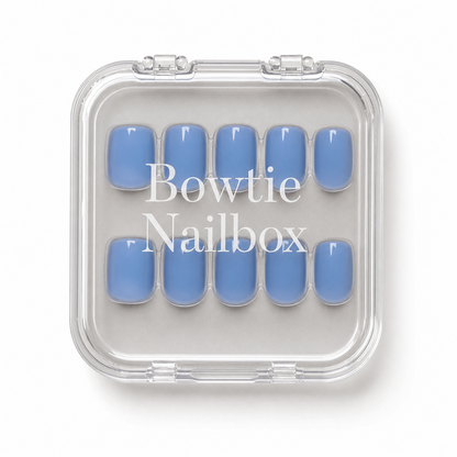 Cashmere Blue press-on nails - image 5 of 8, winter square