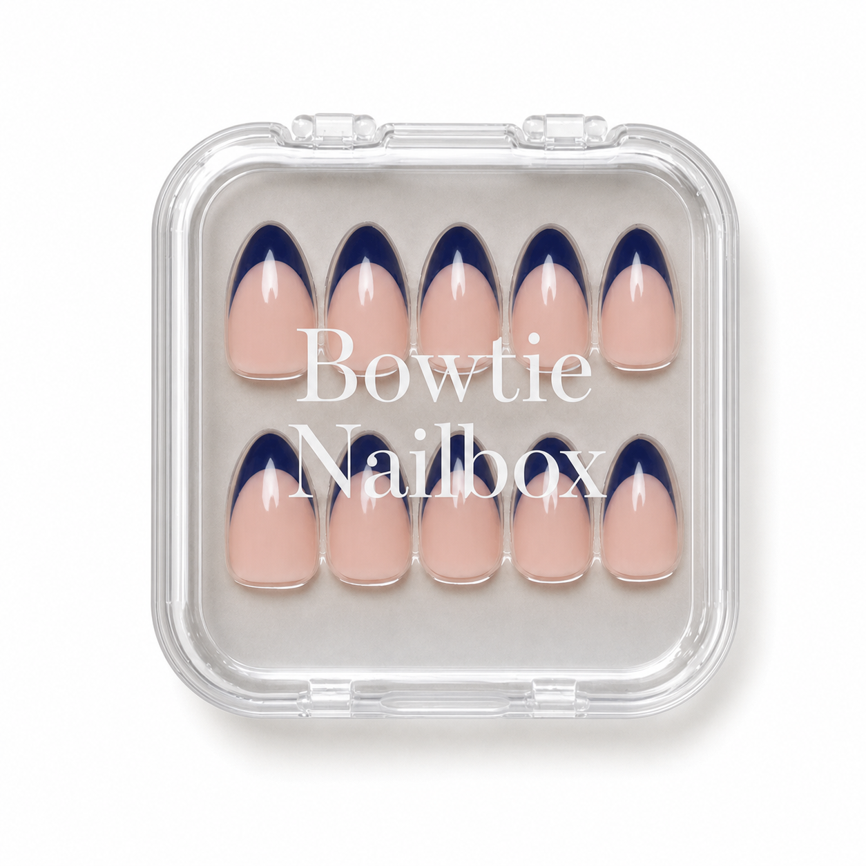 French Riviera press-on nails - image 5 of 8, french tip almond