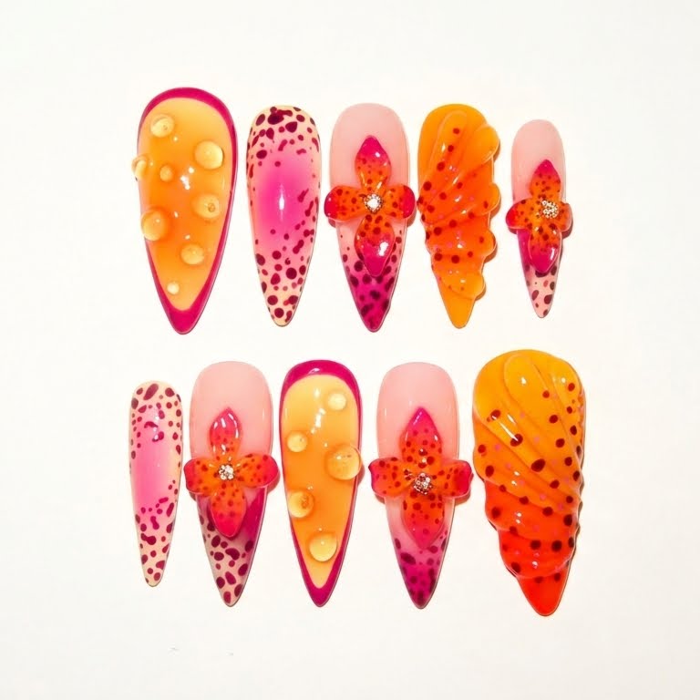 Candy Mirage press-on nails - image 11 of 15, cat-eye velvet almond