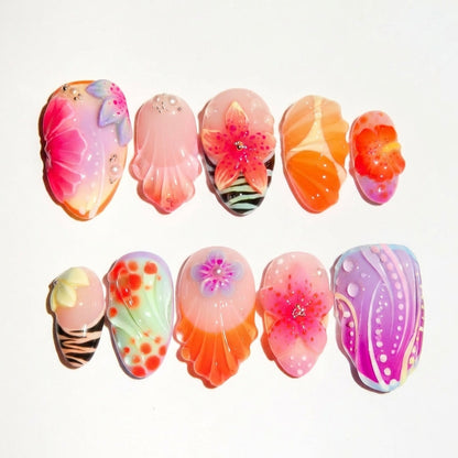 Candy Mirage press-on nails - image 5 of 15, cat-eye velvet almond