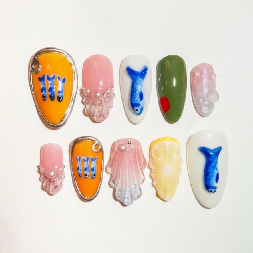 Candy Mirage press-on nails - image 7 of 15, cat-eye velvet almond