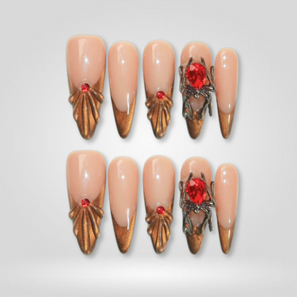 Witches Beauty press-on nails - image 11 of 15, seasonal almond