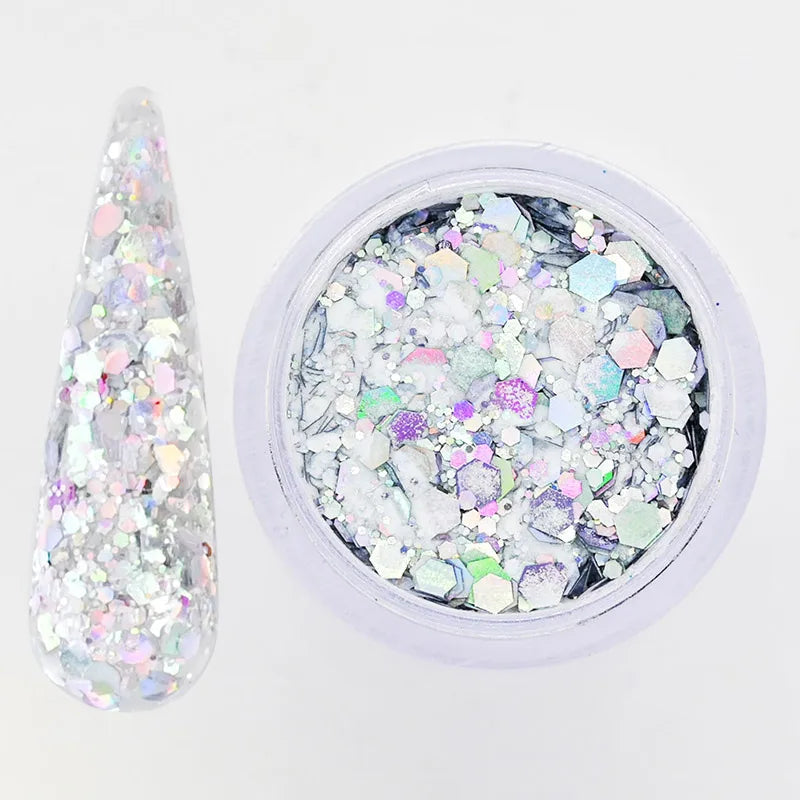 Glitter Acrylic Powder 10ml Bowtie Nail Box gel or powder - image 10 of 18