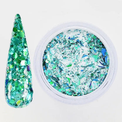 Glitter Acrylic Powder 10ml Bowtie Nail Box gel or powder - image 5 of 18