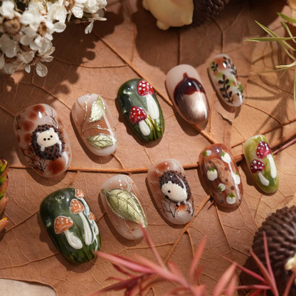 Fallen Grace press-on nails - image 6 of 12, sparkle almond