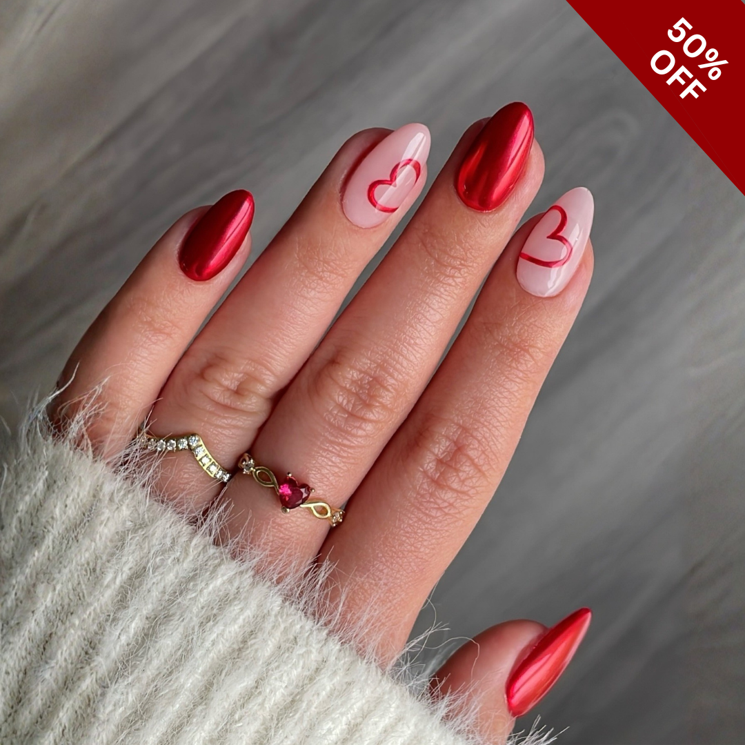 Soft Botanica press-on nails - image 9 of 13, cat-eye velvet almond