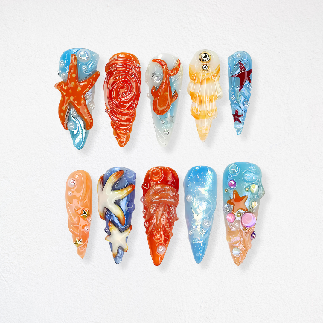 Summer Bliss press-on nails - image 7 of 15, butter yellow almond