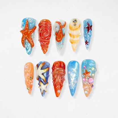 Summer Bliss press-on nails - image 7 of 15, butter yellow almond