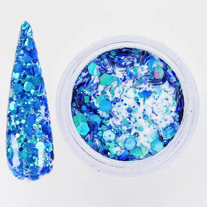Glitter Acrylic Powder 10ml Bowtie Nail Box gel or powder - image 6 of 18