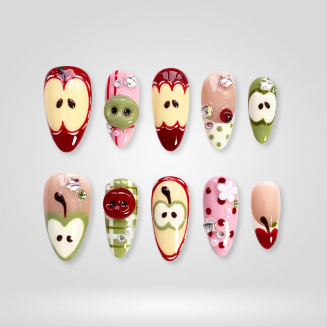 Summer Dot press-on nails - image 7 of 15, polka dot almond