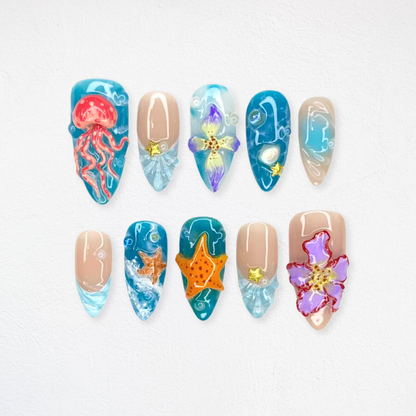 Summer Bliss press-on nails - image 6 of 15, butter yellow almond