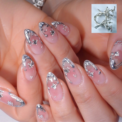 Dreamy Glow press-on nails - image 12 of 15, sparkle almond