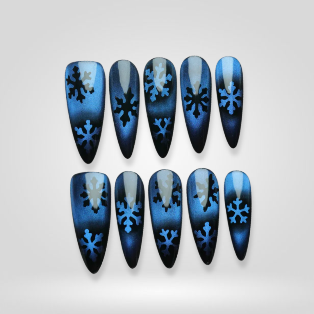 Frosted Luxe press-on nails - image 5 of 14, ombre gradient almond