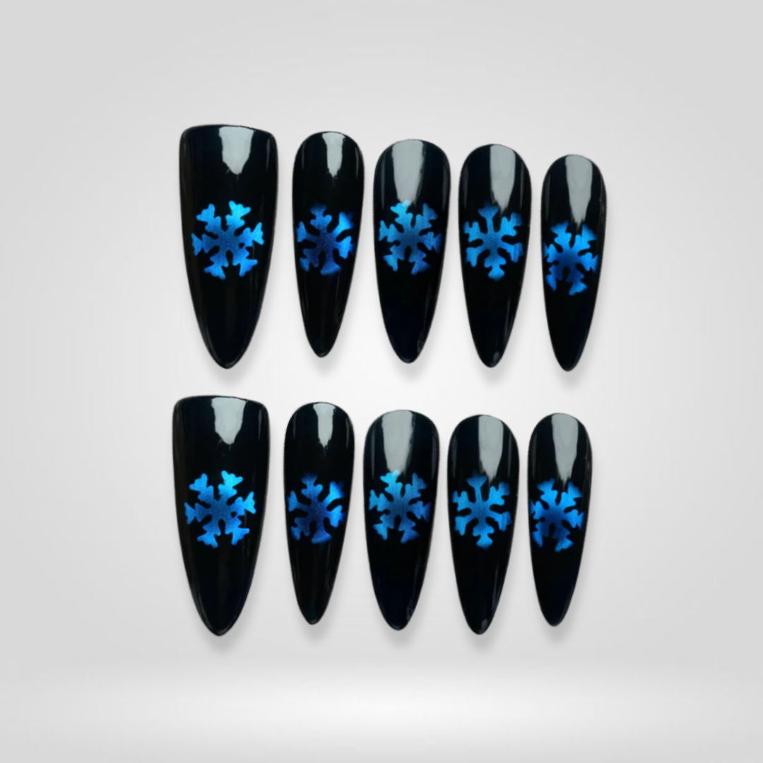 Frosted Luxe press-on nails - image 9 of 14, ombre gradient almond
