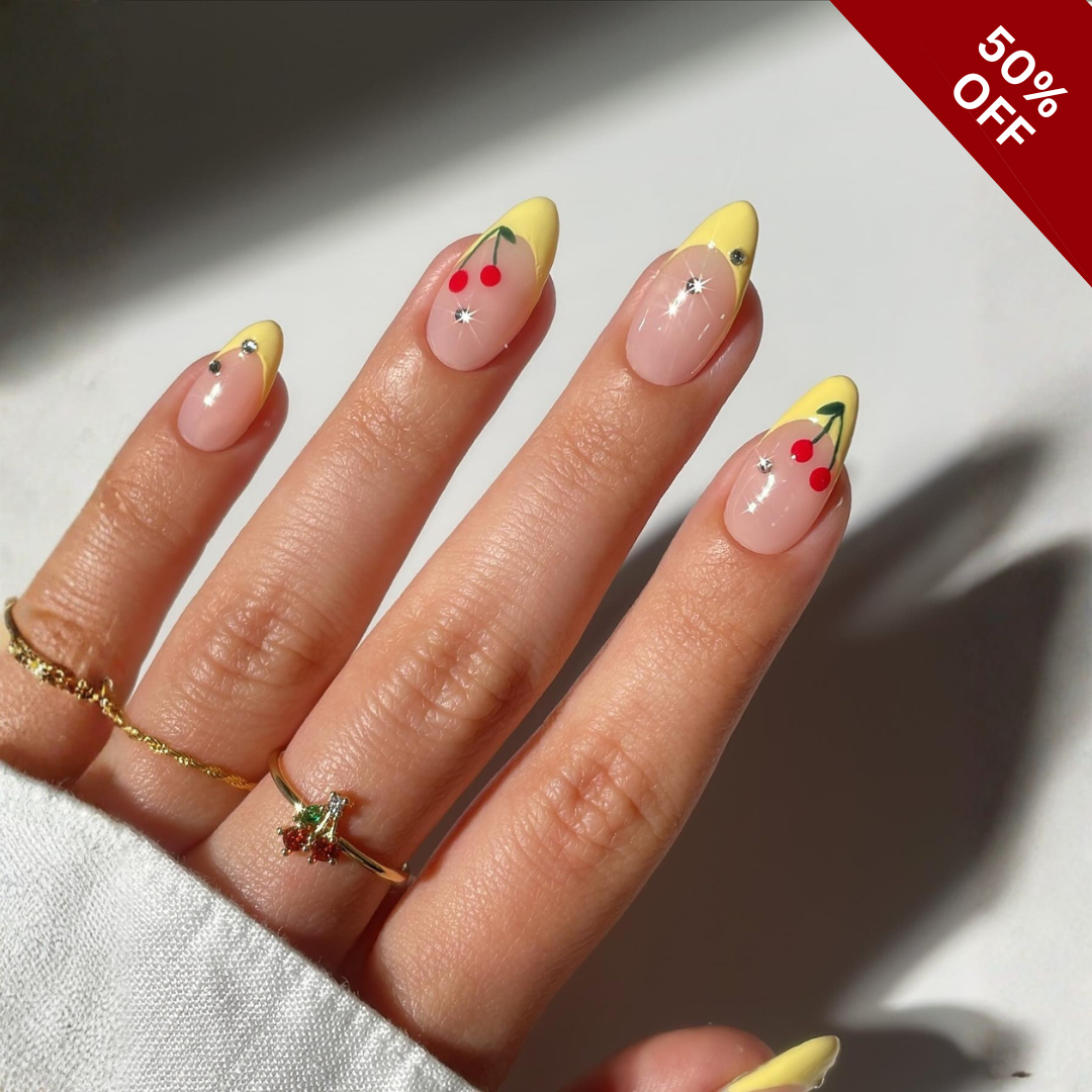 Soft Bloom press-on nails - image 7 of 13, cat-eye velvet round