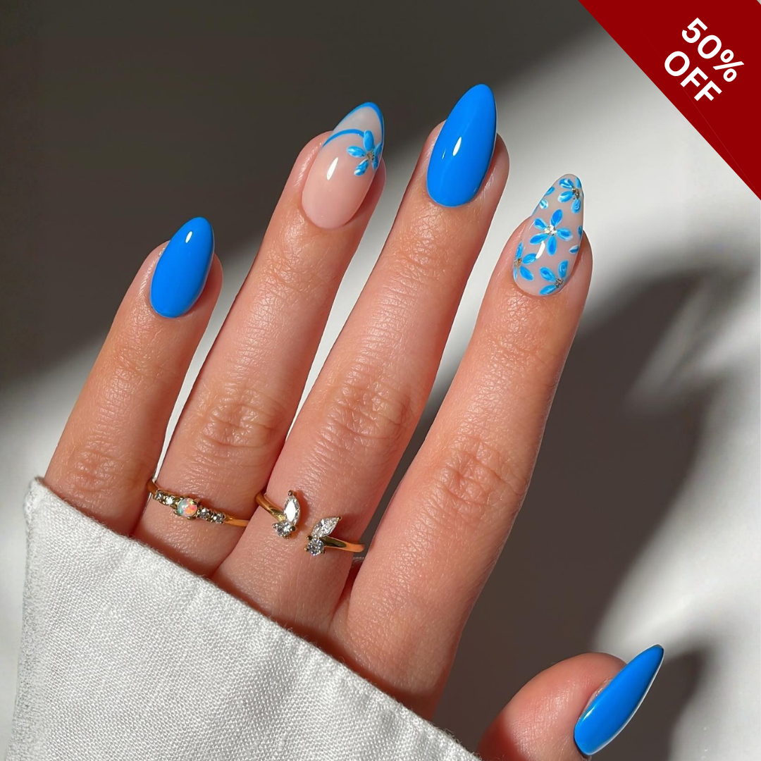 Soft Bloom press-on nails - image 9 of 13, cat-eye velvet round