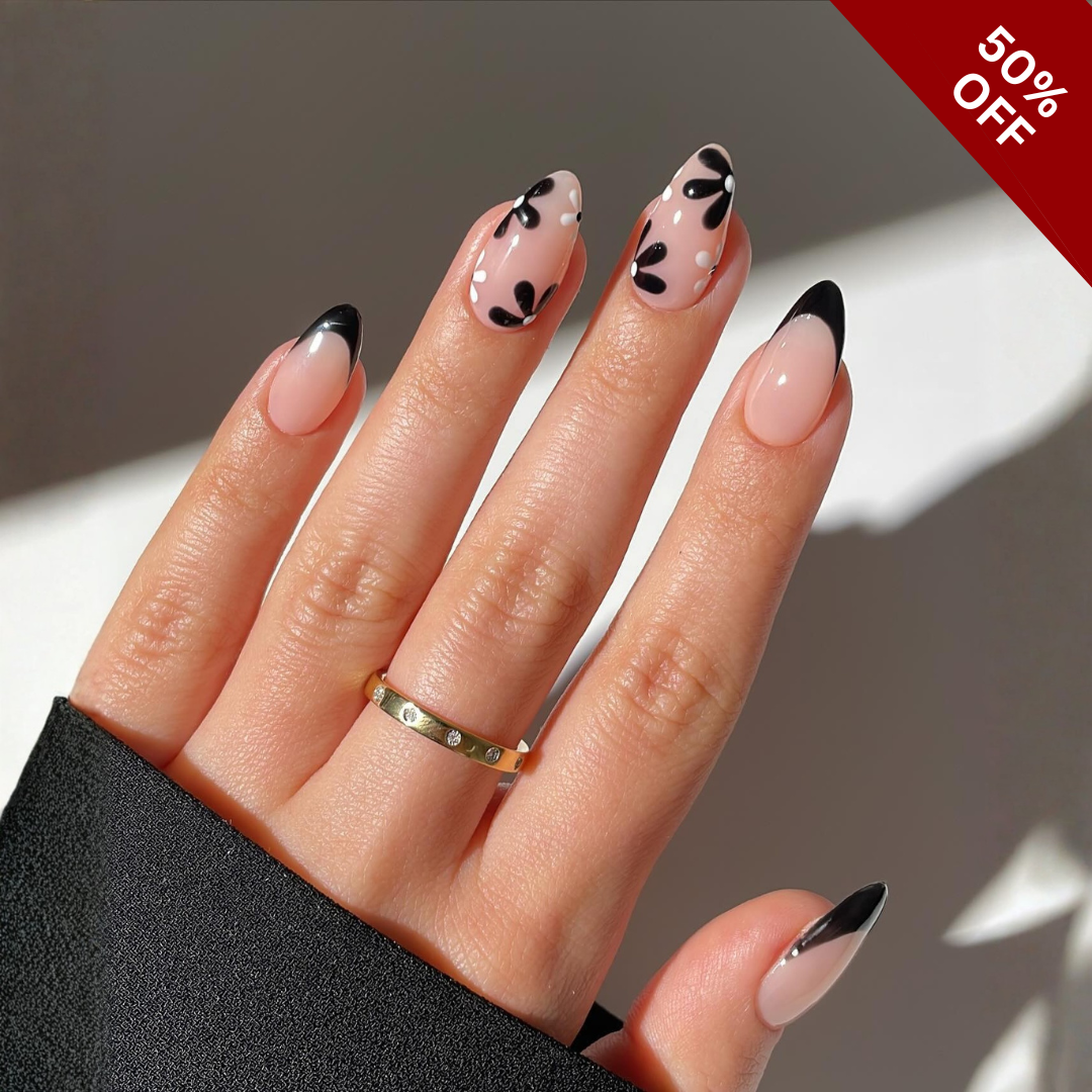 Soft Bloom press-on nails - image 10 of 13, cat-eye velvet round