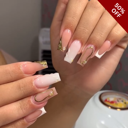 Petal Blossom press-on nails - image 8 of 11, cat-eye velvet round