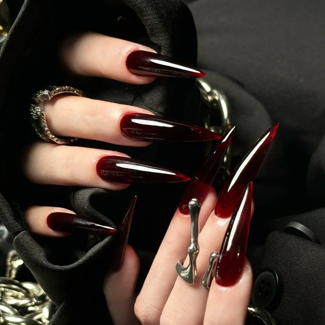 Ghost Party press-on nails - image 5 of 11, seasonal almond