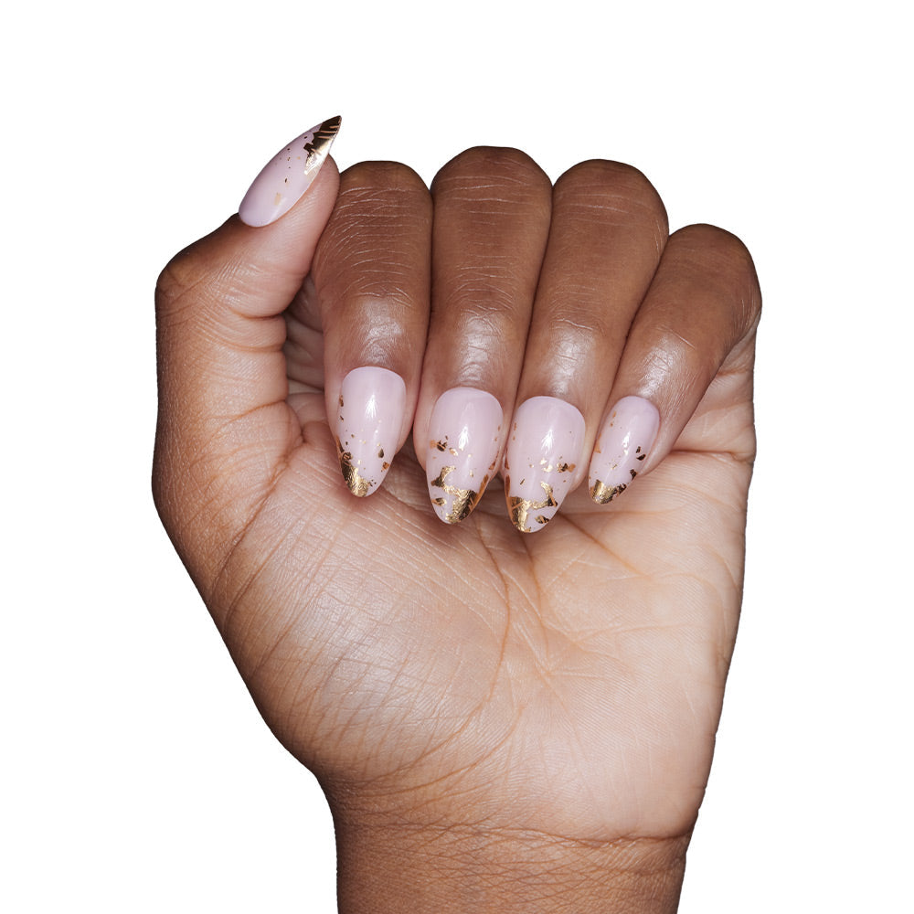 24K press-on nails - image 6 of 9, pearl-shift almond