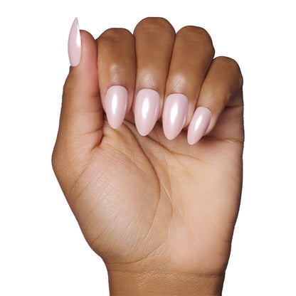 First Kiss press-on nails on hand - lifestyle photo, seasonal finish