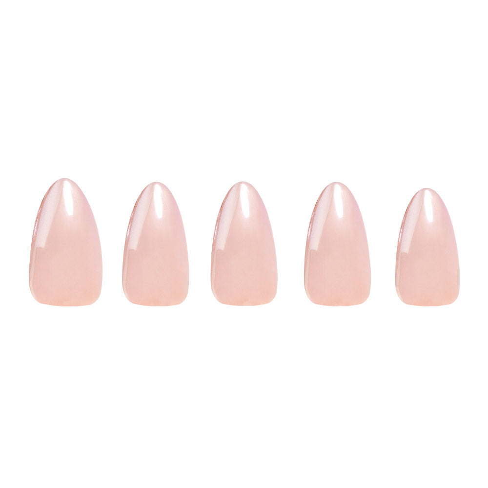 Los Angeles press-on nail set - XS to L sizing, jelly glaze design