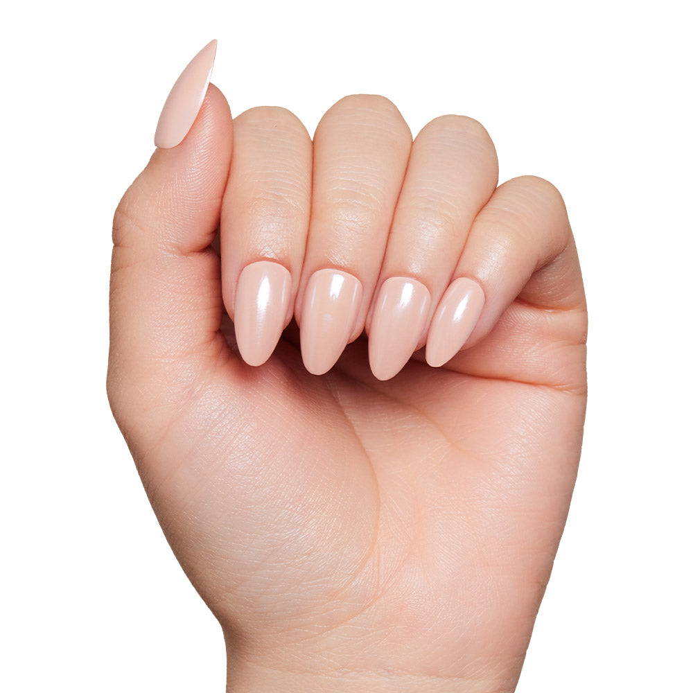 Los Angeles press-on nails - image 5 of 9, jelly glaze almond