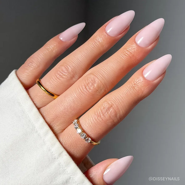 Blush Blanket | Milky Cloud Dancer Almond Press-Ons press-on nail set