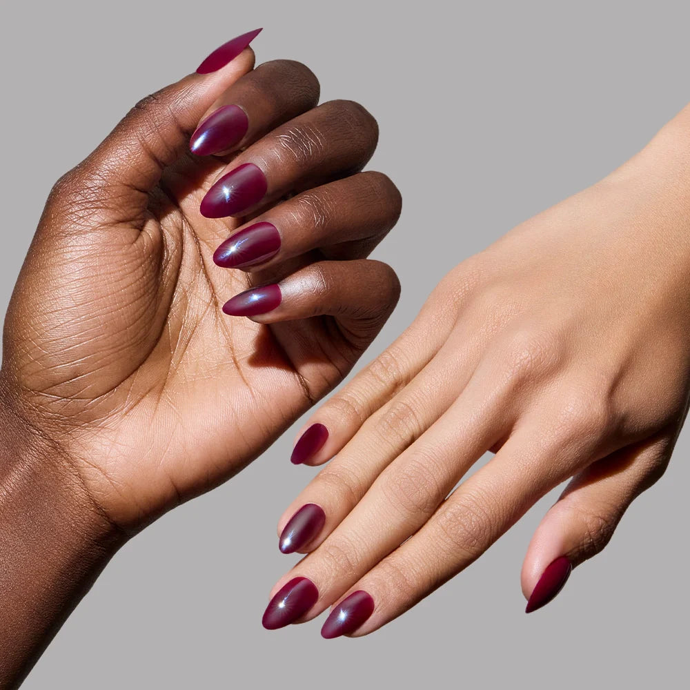 Jam Drizzle press-on nail set - XS to L sizing, jelly glaze design