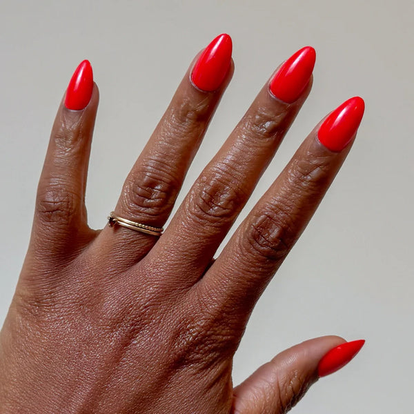 Fiery Red | Berry Almond Press-Ons press-on nail set