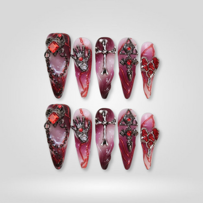 Witches Beauty press-on nails - image 8 of 15, seasonal almond