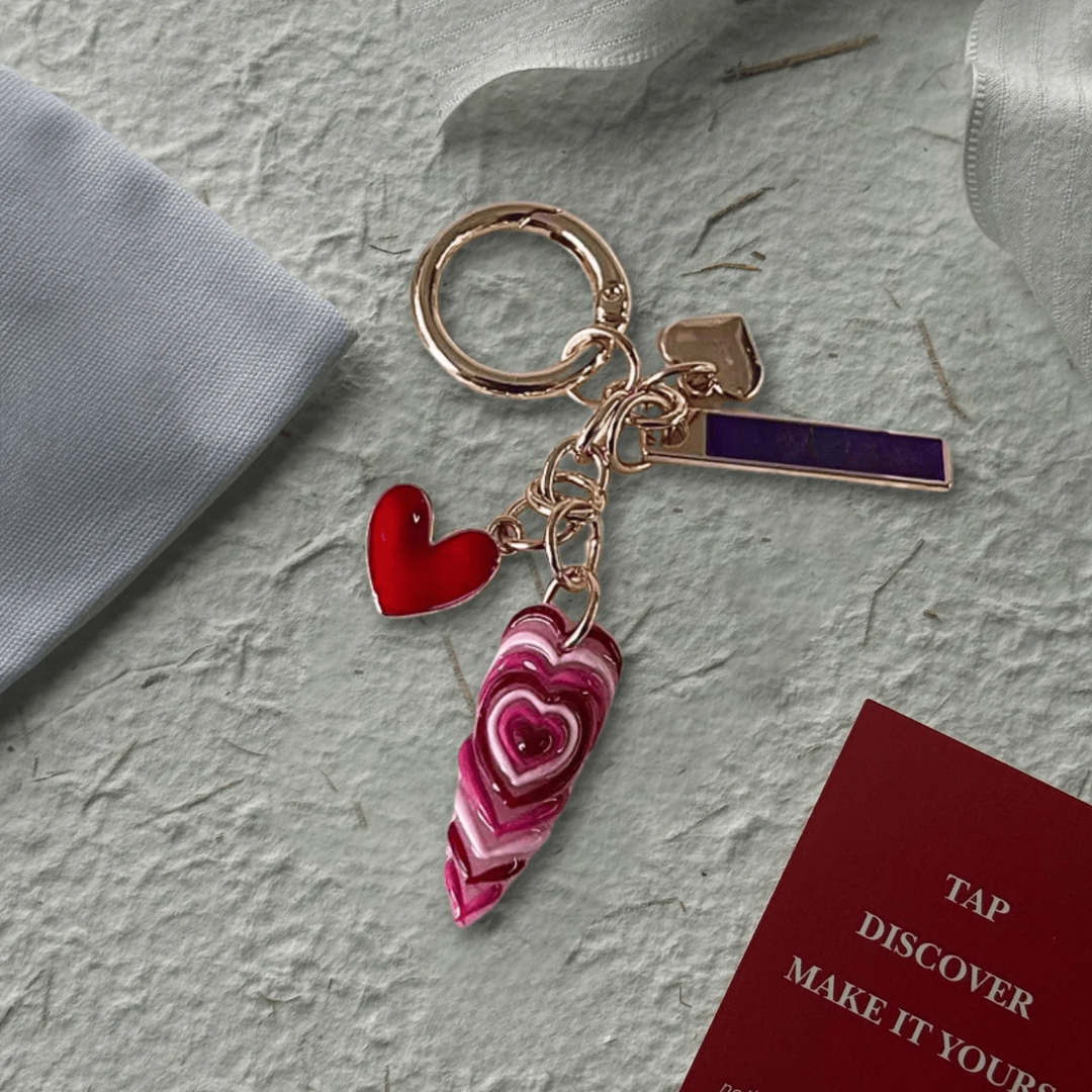 NFC Nail Keychain Bowtie Nail Box accessory - image 2 of 12