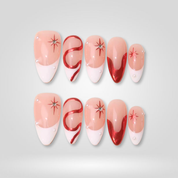 Candy Spark | Sparkle Almond Press-Ons press-on nail set
