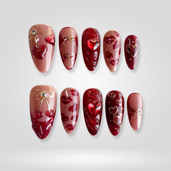 Love Letter | Seasonal Almond Press-Ons press-on nail set