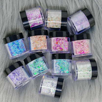 Glitter Acrylic Powder 10ml Bowtie Nail Box gel or powder - image 2 of 18