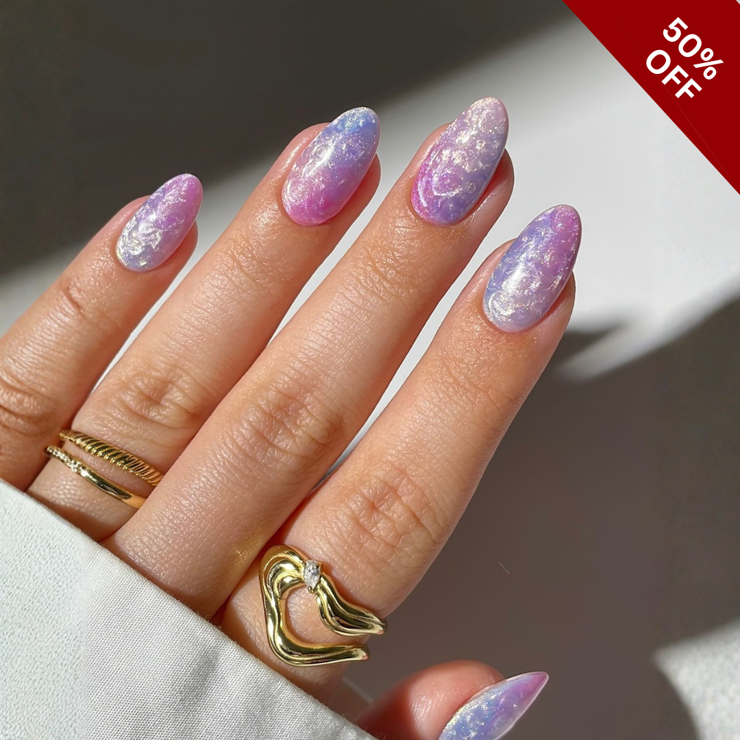 Petal Muse press-on nails - image 9 of 13, cat-eye velvet round