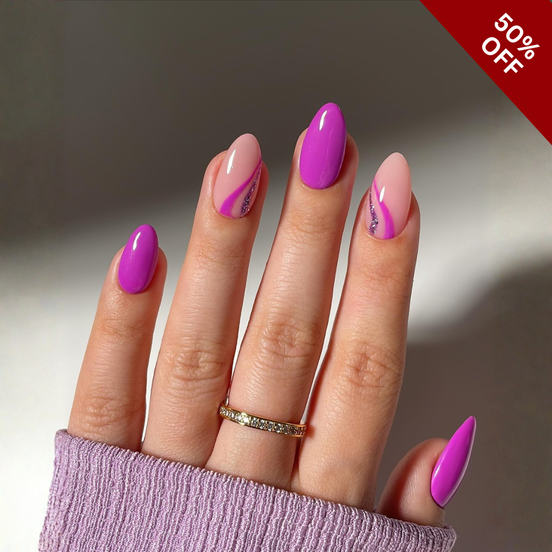 Petal Muse press-on nails - image 10 of 13, cat-eye velvet round